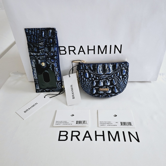 NWT Brahmin KYANITE Britt and Credit Card Wallet